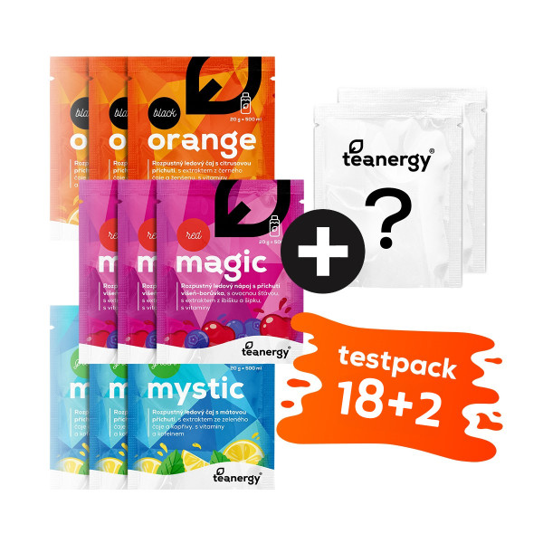 Ochutnávkový MIX quickdrinků, rozpustné, 18+2pack 20x20g