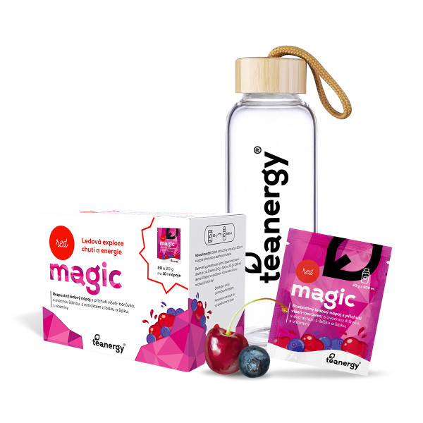 Teanergy Red Magic ovocný quickdrink, rozpustný, balení 20x20g, galerie
